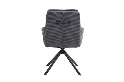 Lot de Chaises de Salle à Manger LINA Gris - 92 x 60 cm ROUSSEAU