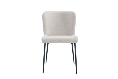 Lot de Chaises de Salle à Manger LISE Beige - 58 x 52 cm ROUSSEAU