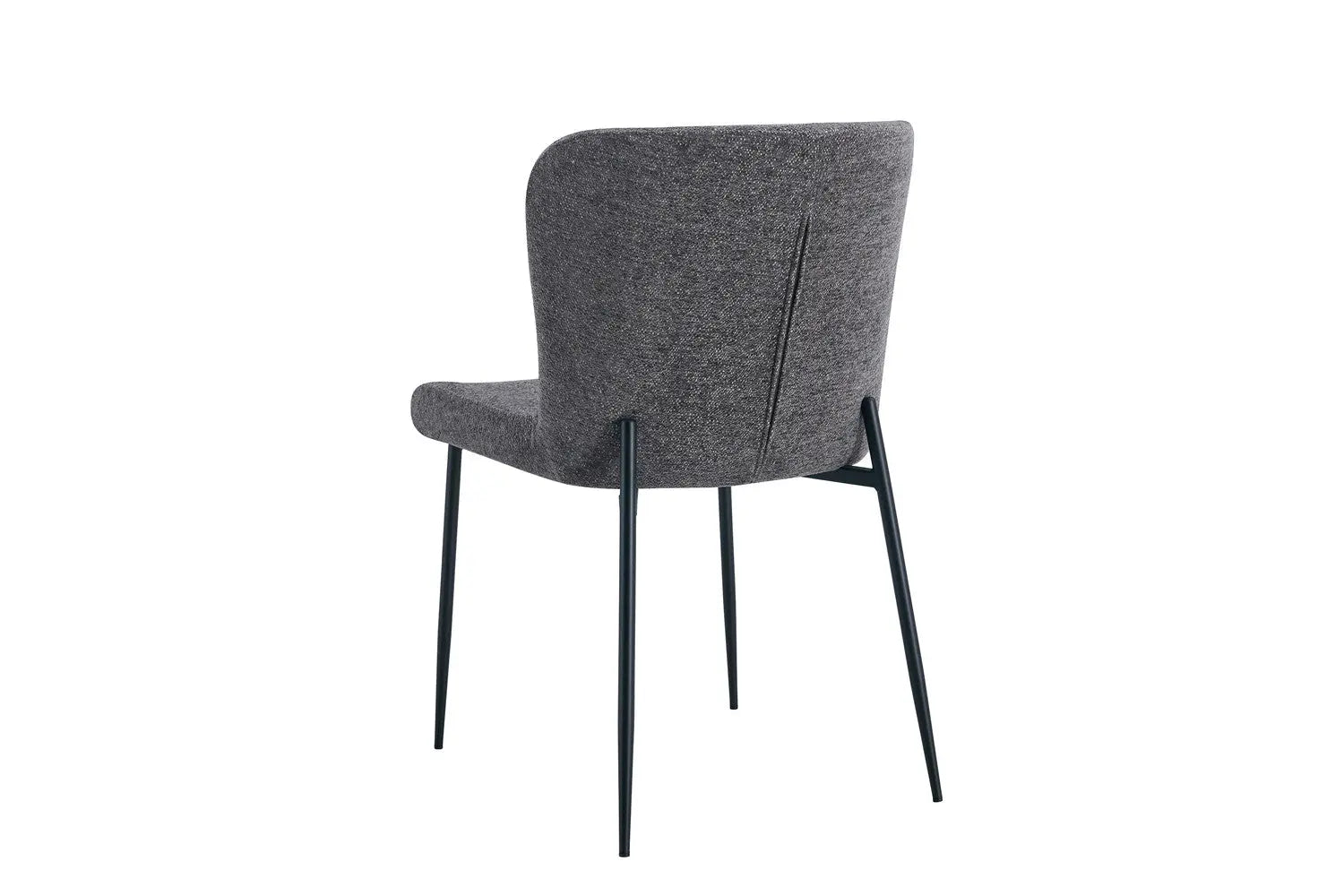 Lot de Chaises de Salle à Manger LISE Gris foncé - 58 x 52 cm ROUSSEAU