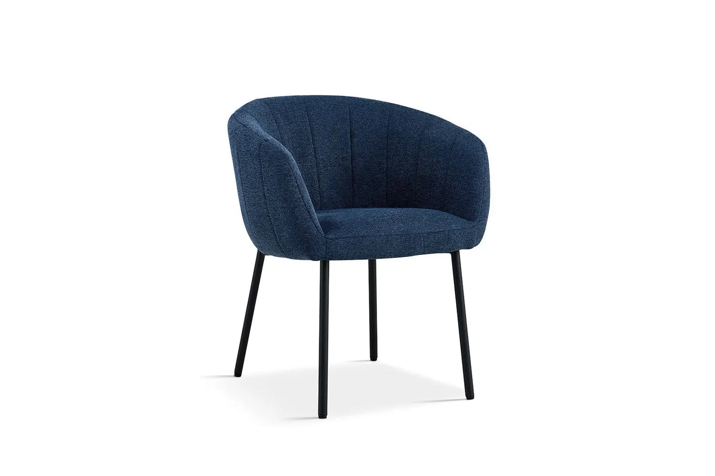 Lot de Chaises de Salle à Manger SAVINA en Tissu Bleu - 57 x 62 cm ROUSSEAU