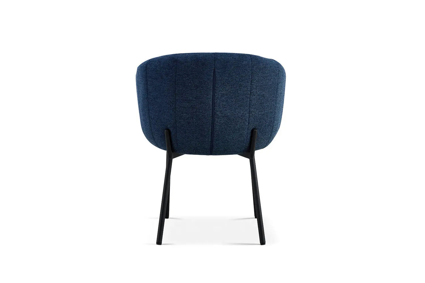 Lot de Chaises de Salle à Manger SAVINA en Tissu Bleu - 57 x 62 cm ROUSSEAU