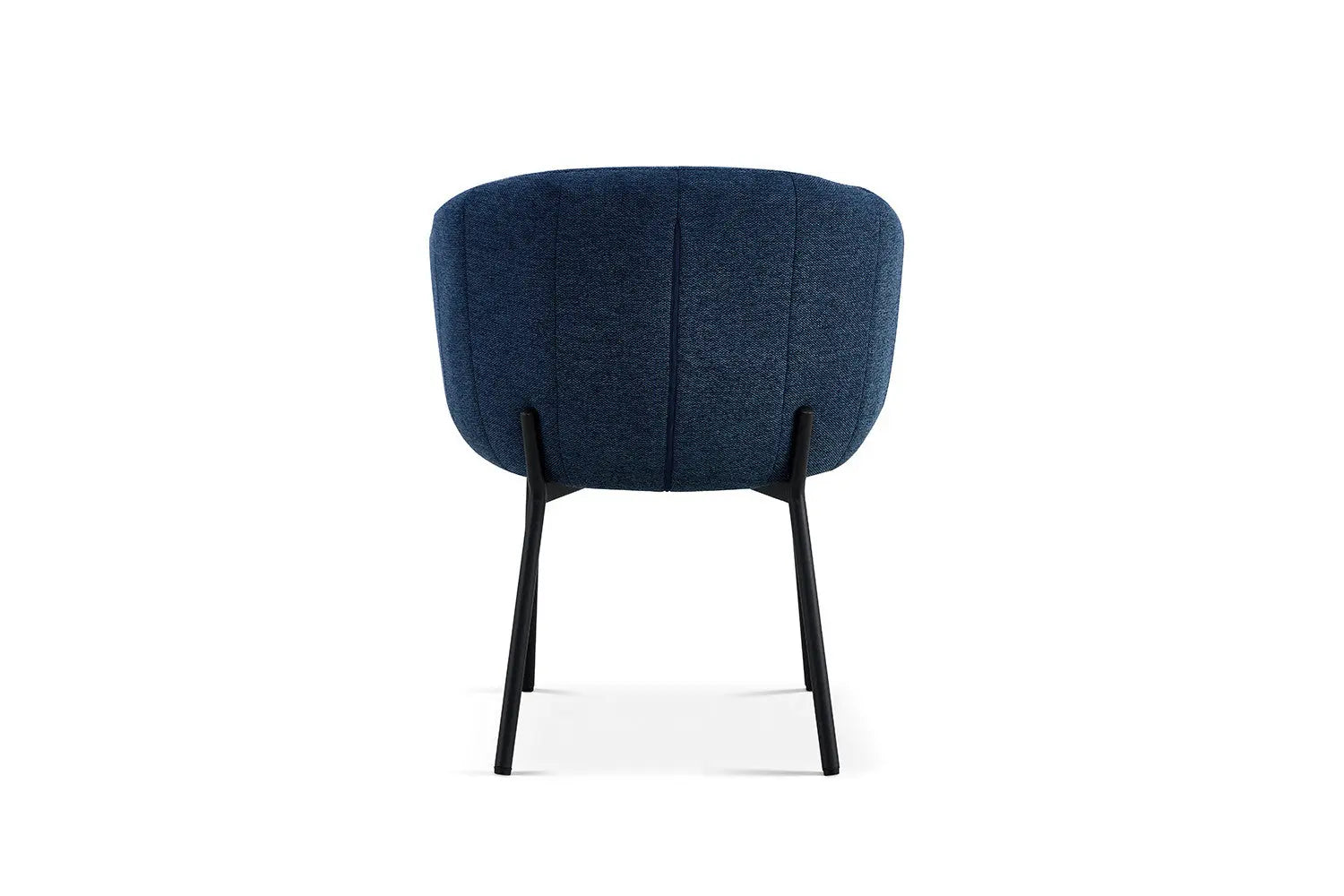 Lot de Chaises de Salle à Manger SAVINA en Tissu Bleu - 57 x 62 cm ROUSSEAU