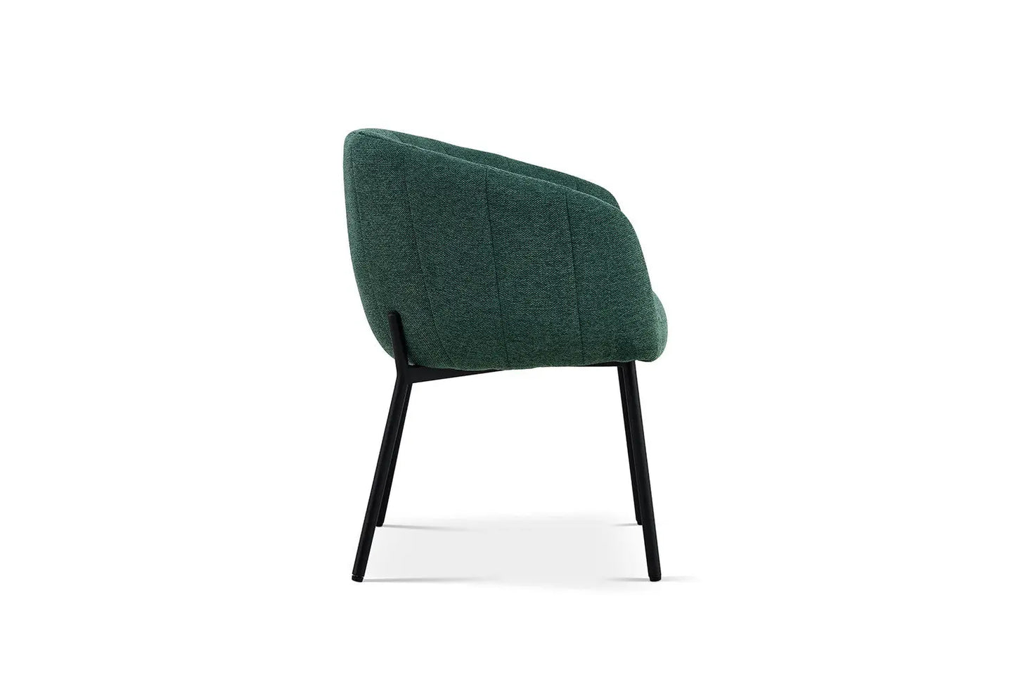 Lot de Chaises de Salle à Manger SAVINA en Tissu Vert - 57 x 62 cm ROUSSEAU