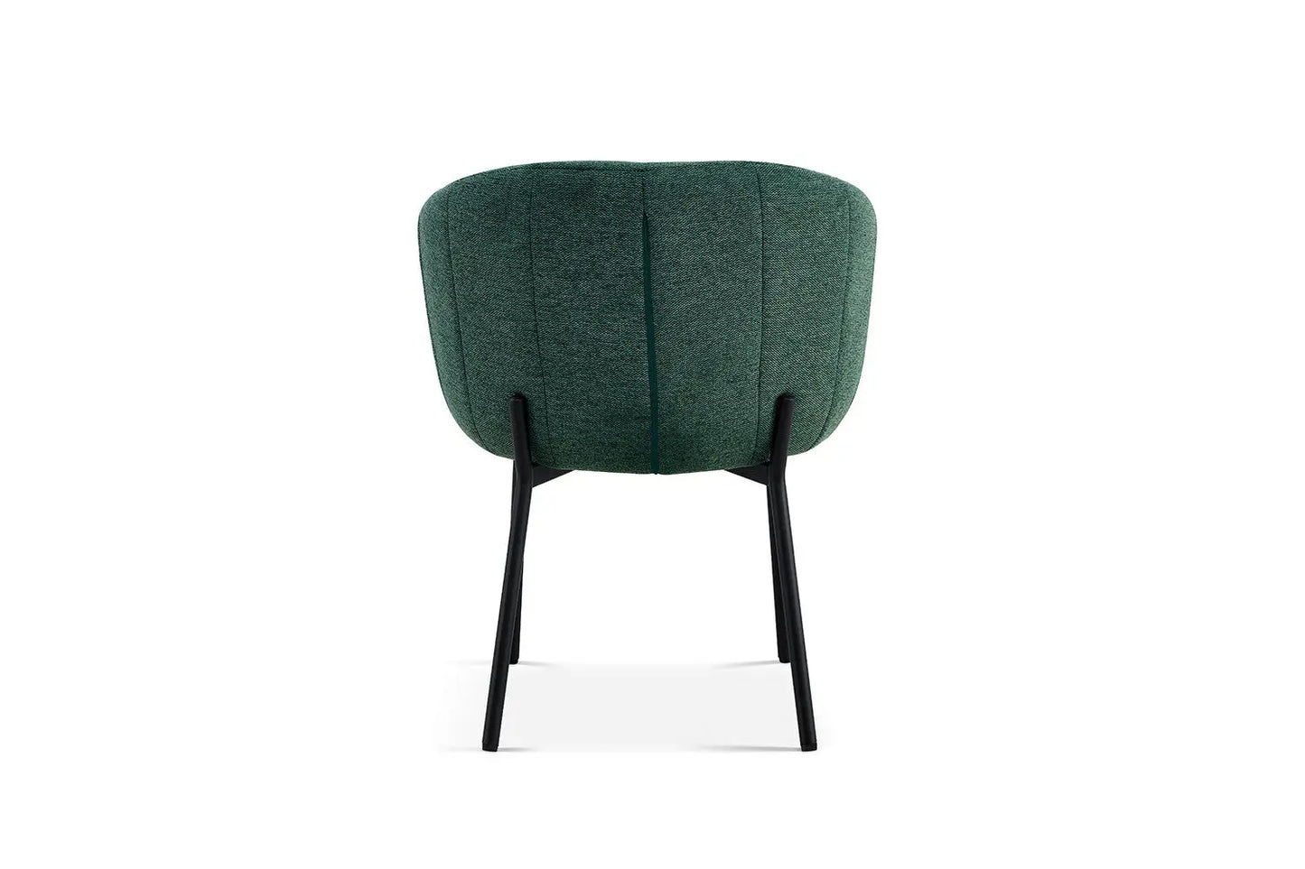 Lot de Chaises de Salle à Manger SAVINA en Tissu Vert - 57 x 62 cm ROUSSEAU