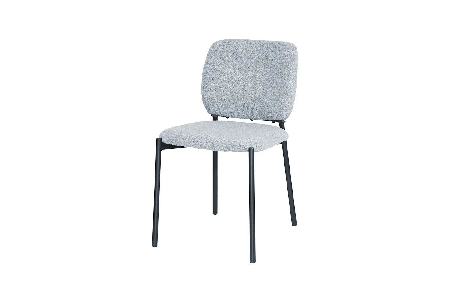 Lot de Chaises de Salle à Manger SOPHIE en Tissu Gris Clair - 43 x 50 cm ROUSSEAU