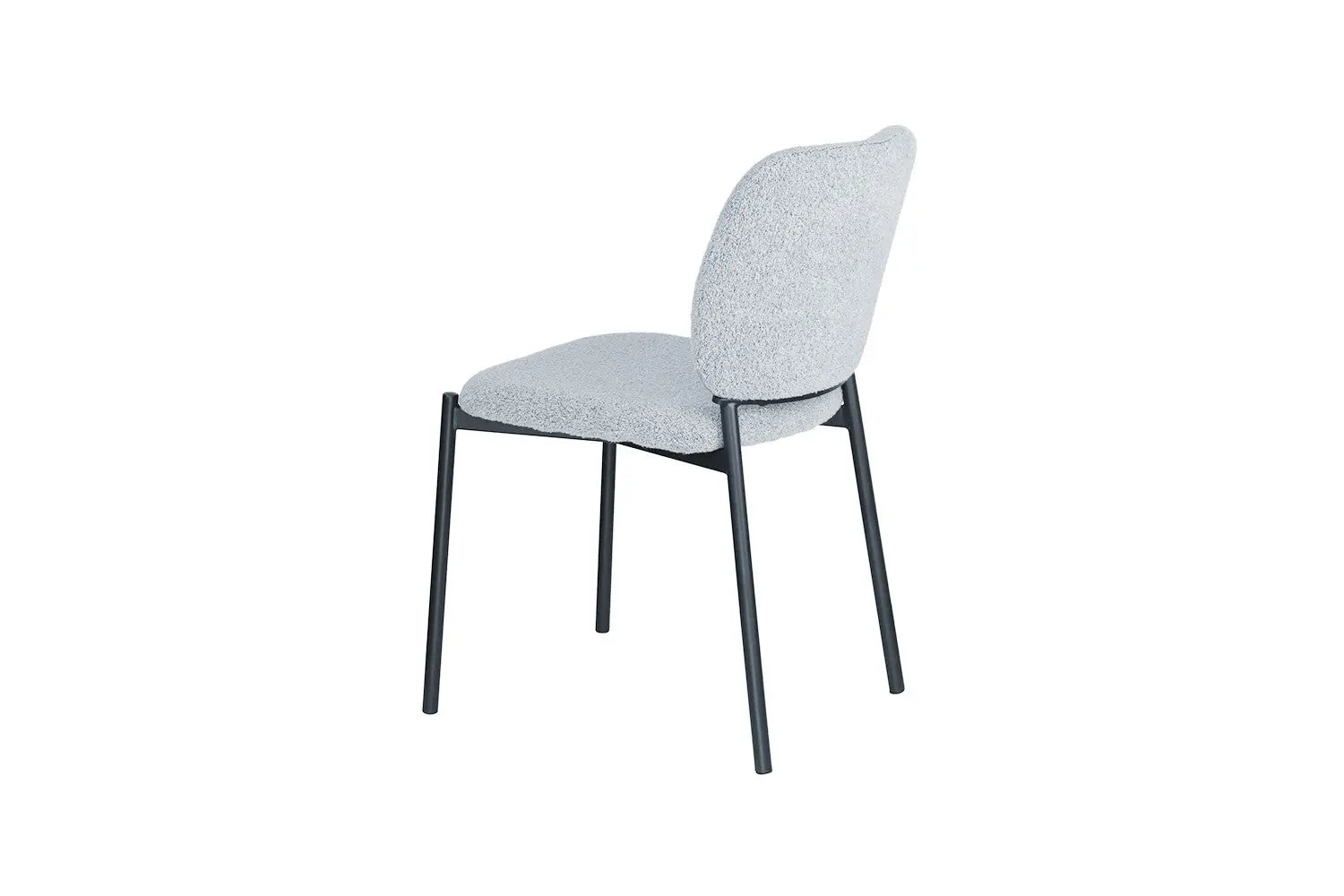 Lot de Chaises de Salle à Manger SOPHIE en Tissu Gris Clair - 43 x 50 cm ROUSSEAU