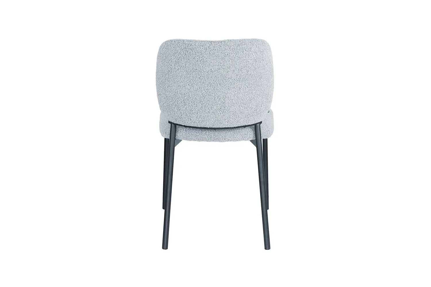 Lot de Chaises de Salle à Manger SOPHIE en Tissu Gris Clair - 43 x 50 cm ROUSSEAU