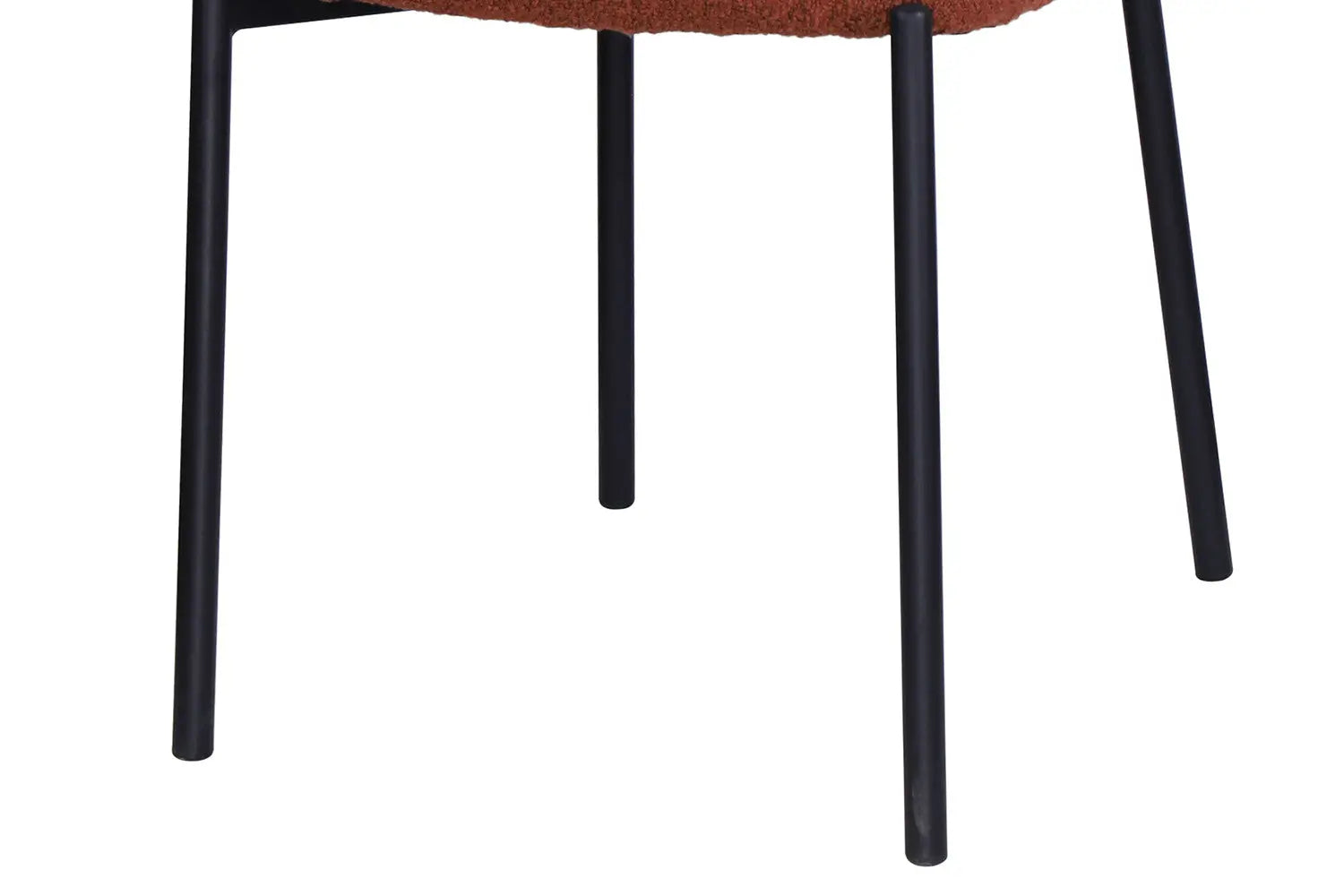 Lot de Chaises de Salle à Manger SOPHIE en Tissu Rouille - 43 x 50 cm ROUSSEAU