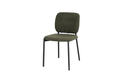 Lot de Chaises de Salle à Manger SOPHIE en Tissu Vert - 43 x 50 cm ROUSSEAU