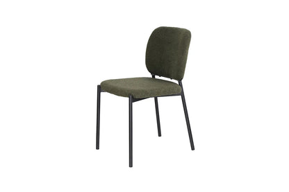 Lot de Chaises de Salle à Manger SOPHIE en Tissu Vert - 43 x 50 cm ROUSSEAU