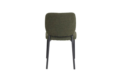 Lot de Chaises de Salle à Manger SOPHIE en Tissu Vert - 43 x 50 cm ROUSSEAU