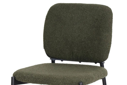 Lot de Chaises de Salle à Manger SOPHIE en Tissu Vert - 43 x 50 cm ROUSSEAU