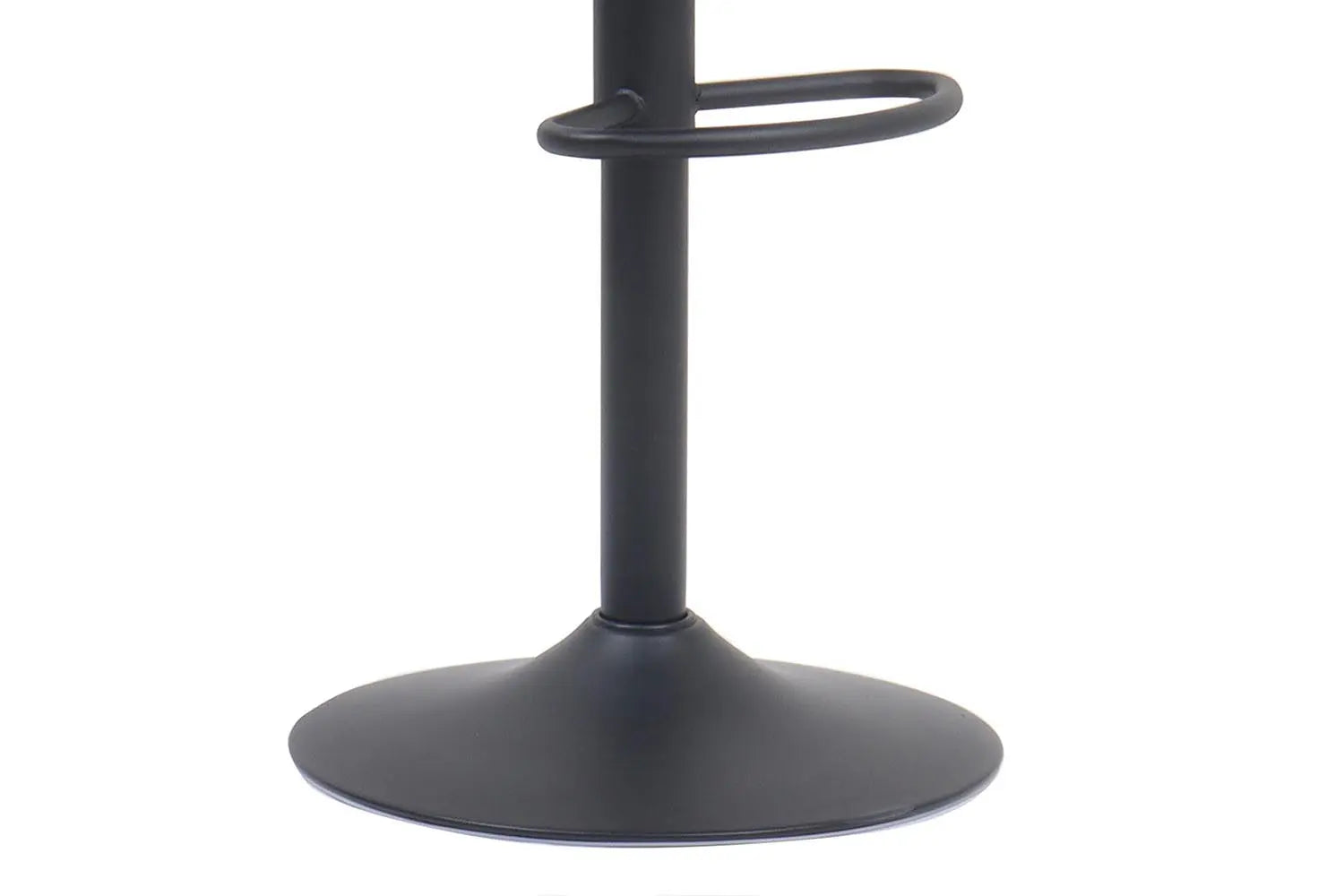 Lot de Tabourets de Bar FENNY en PU Gris - 48 x 49.5 cm ROUSSEAU