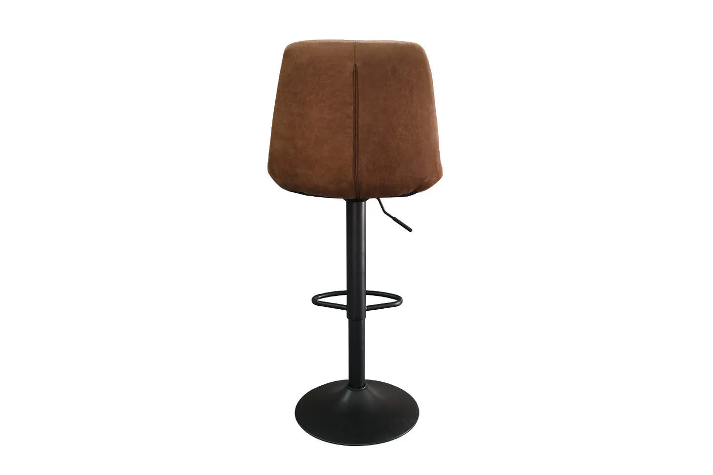 Lot de Tabourets de Bar MADYA en PU Cognac - 49 x 54 cm ROUSSEAU