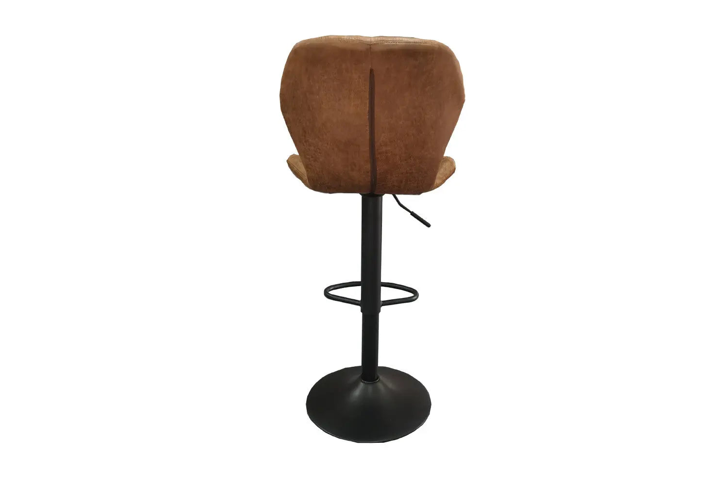 Lot de Tabourets de Bar MAYA en PU Cognac - 48 x 52 cm ROUSSEAU