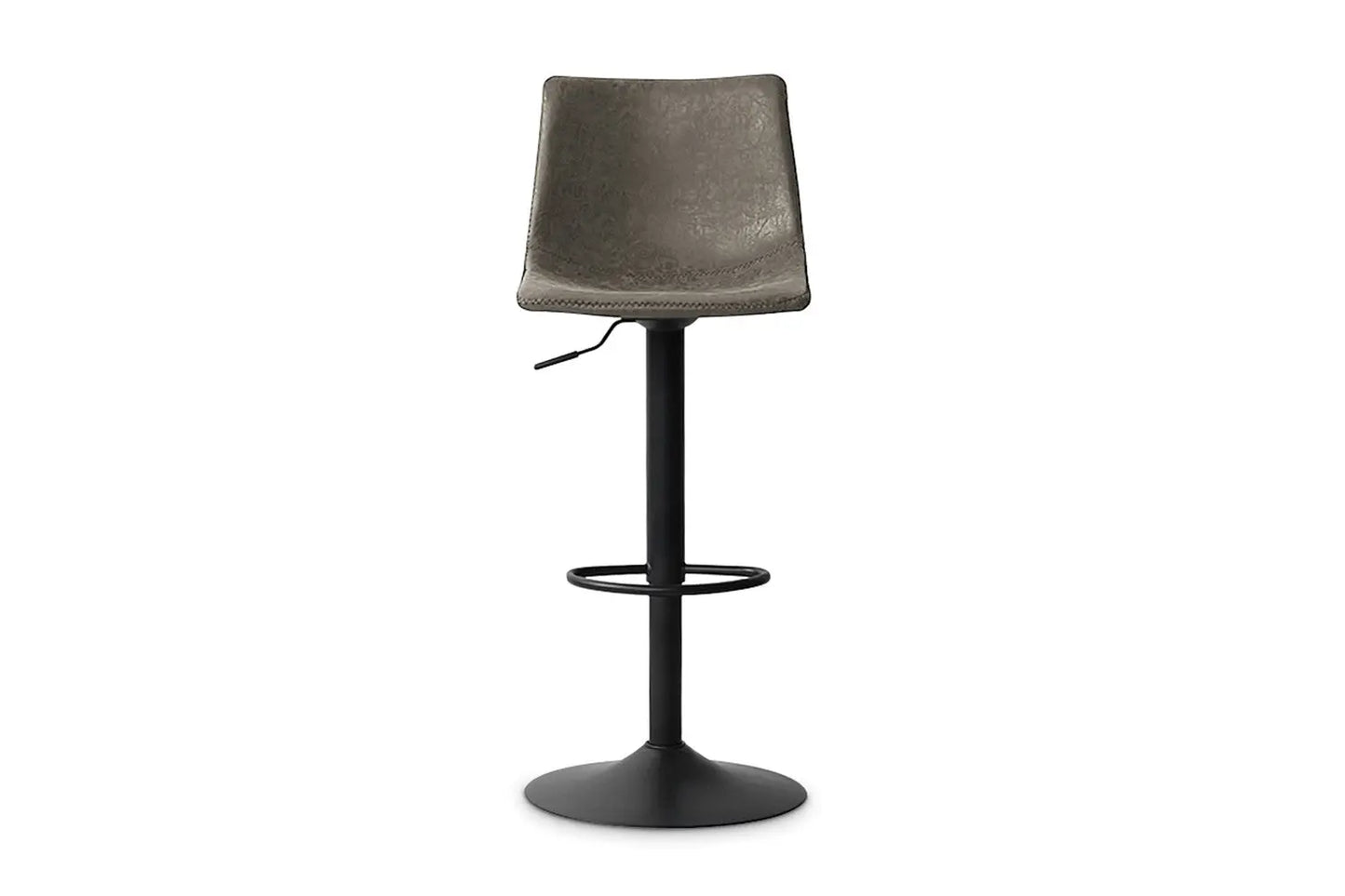 Lot de Tabourets de Bar TREVIS en PU Gris - 41 x 47 cm ROUSSEAU