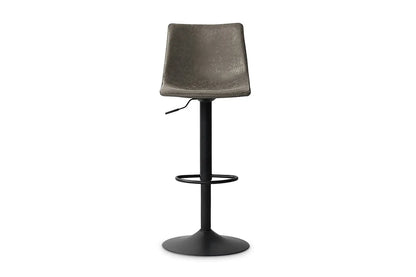 Lot de Tabourets de Bar TREVIS en PU Gris - 41 x 47 cm ROUSSEAU