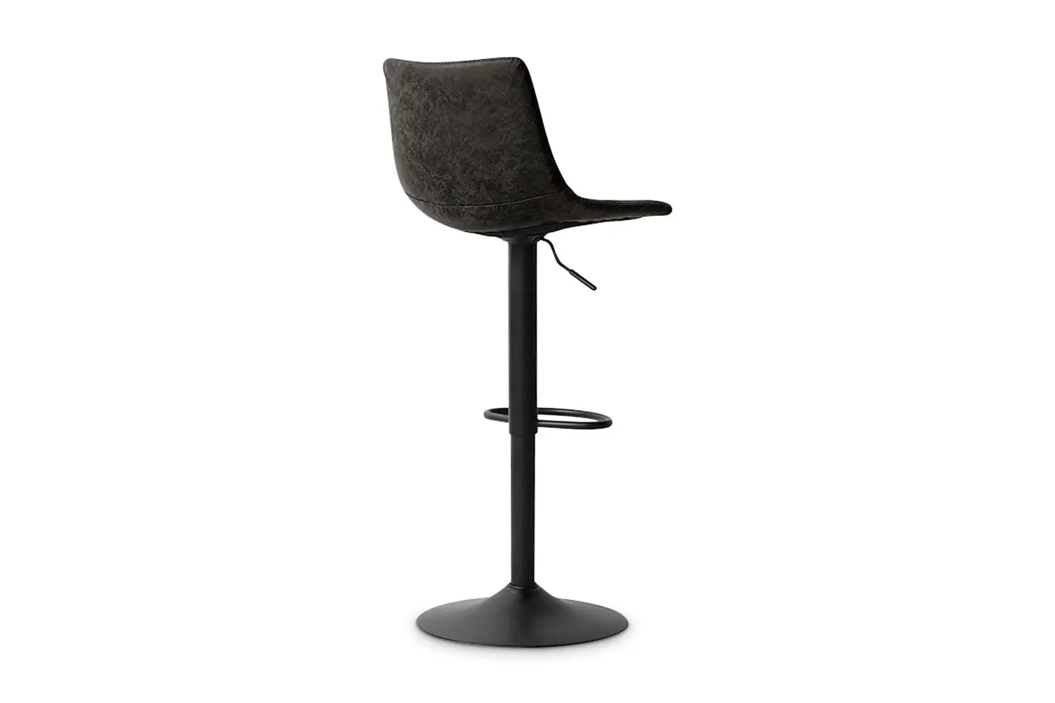 Lot de Tabourets de Bar TREVIS en PU Noir - 41 x 47 cm ROUSSEAU