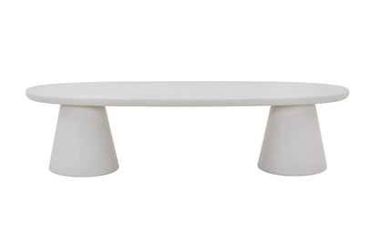 Meuble TV Effet Ciment Ecru TAVINA pour votre salon - 160 cm ROUSSEAU