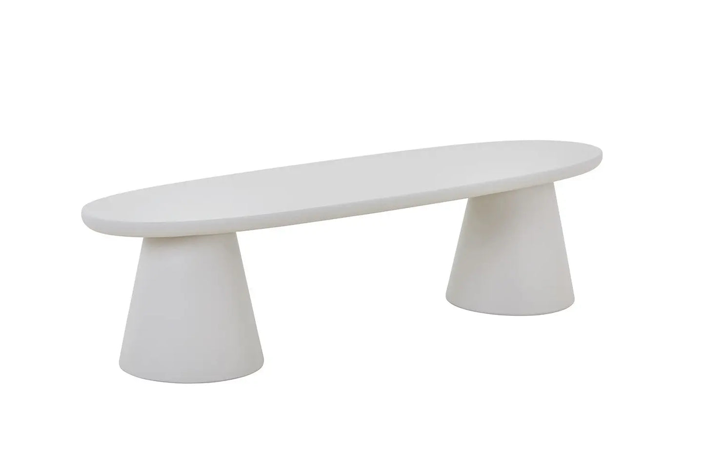Meuble TV Effet Ciment Ecru TAVINA pour votre salon - 160 cm ROUSSEAU
