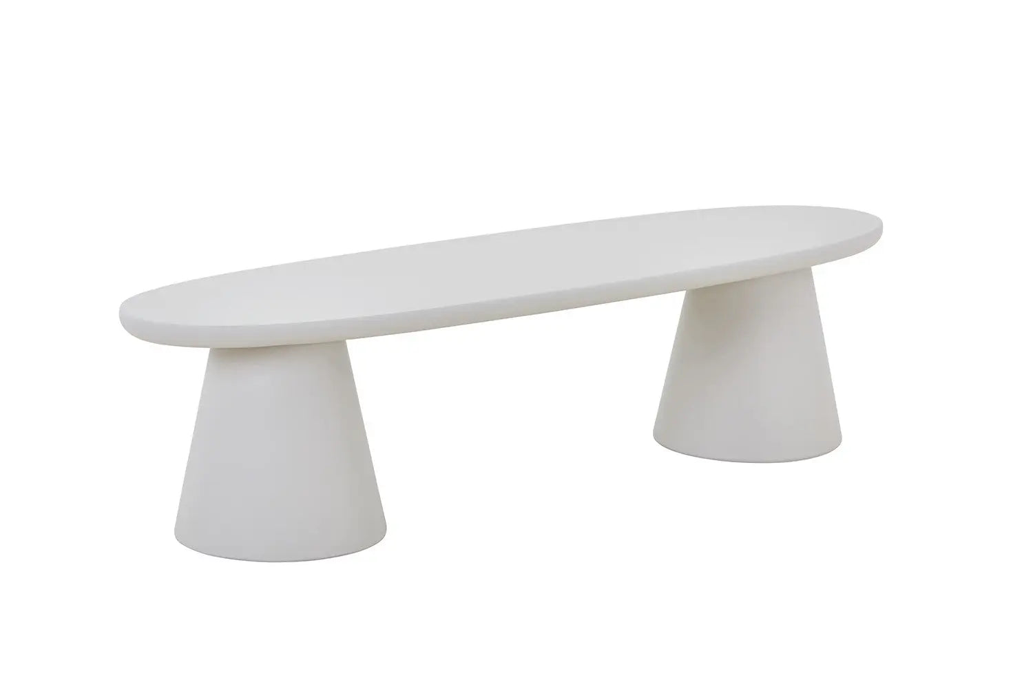 Meuble TV Effet Ciment Ecru TAVINA pour votre salon - 160 cm ROUSSEAU