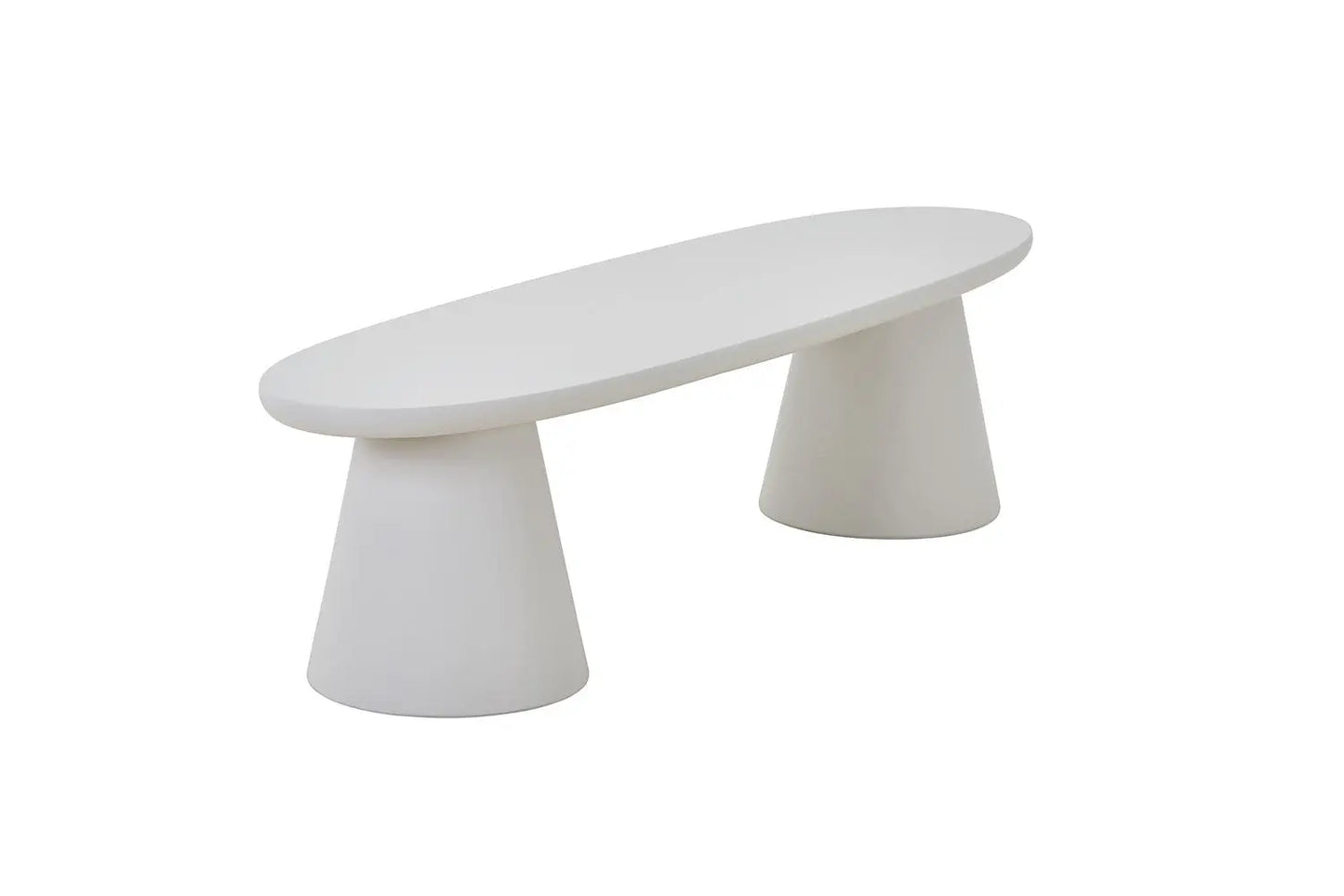 Meuble TV Effet Ciment Ecru TAVINA pour votre salon - 160 cm ROUSSEAU