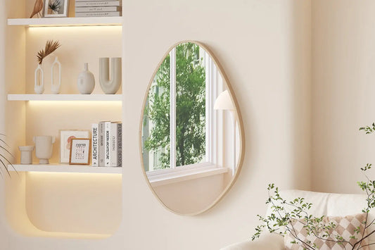 Miroir ROMY en effet Chêne vieilli - 80x50 cm ROUSSEAU
