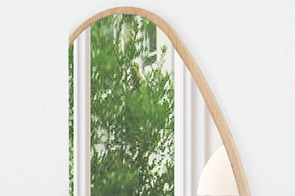 Miroir ROMY en effet Chêne vieilli - 80x50 cm ROUSSEAU