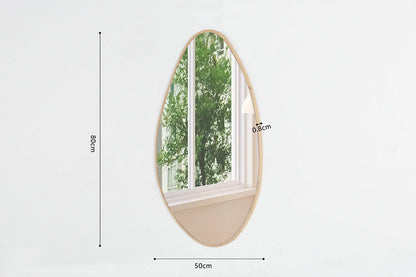 Miroir ROMY en effet Chêne vieilli - 80x50 cm ROUSSEAU