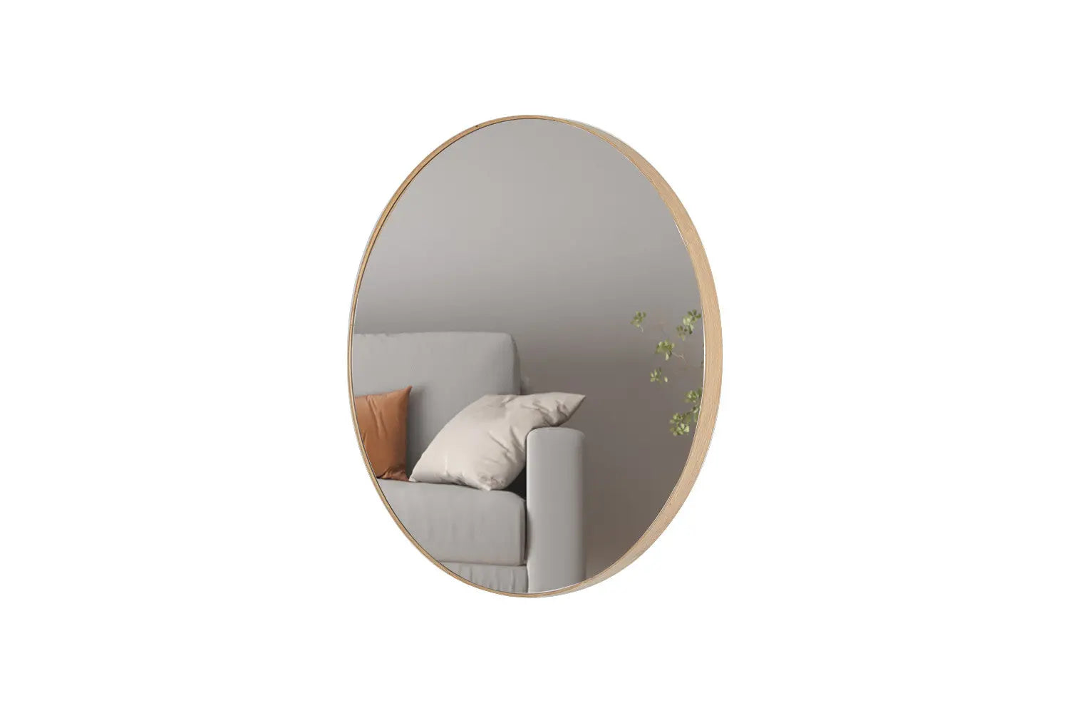 Miroir ROSALYA en effet Chêne vieilli - 80x80 cm ROUSSEAU