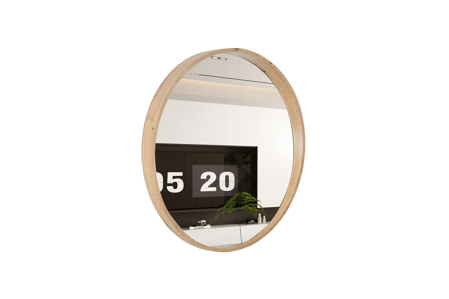 Miroir ROXA en effet Chêne vieilli - 80x80 cm ROUSSEAU