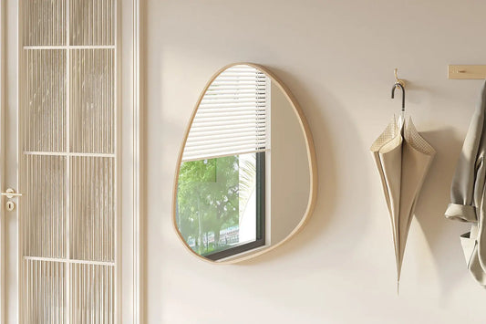 Miroir ROZY en effet Chêne vieilli - 80x60 cm ROUSSEAU