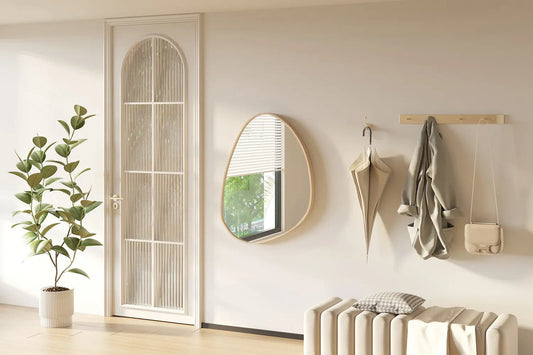 Miroir ROZY en effet Chêne vieilli - 80x60 cm ROUSSEAU
