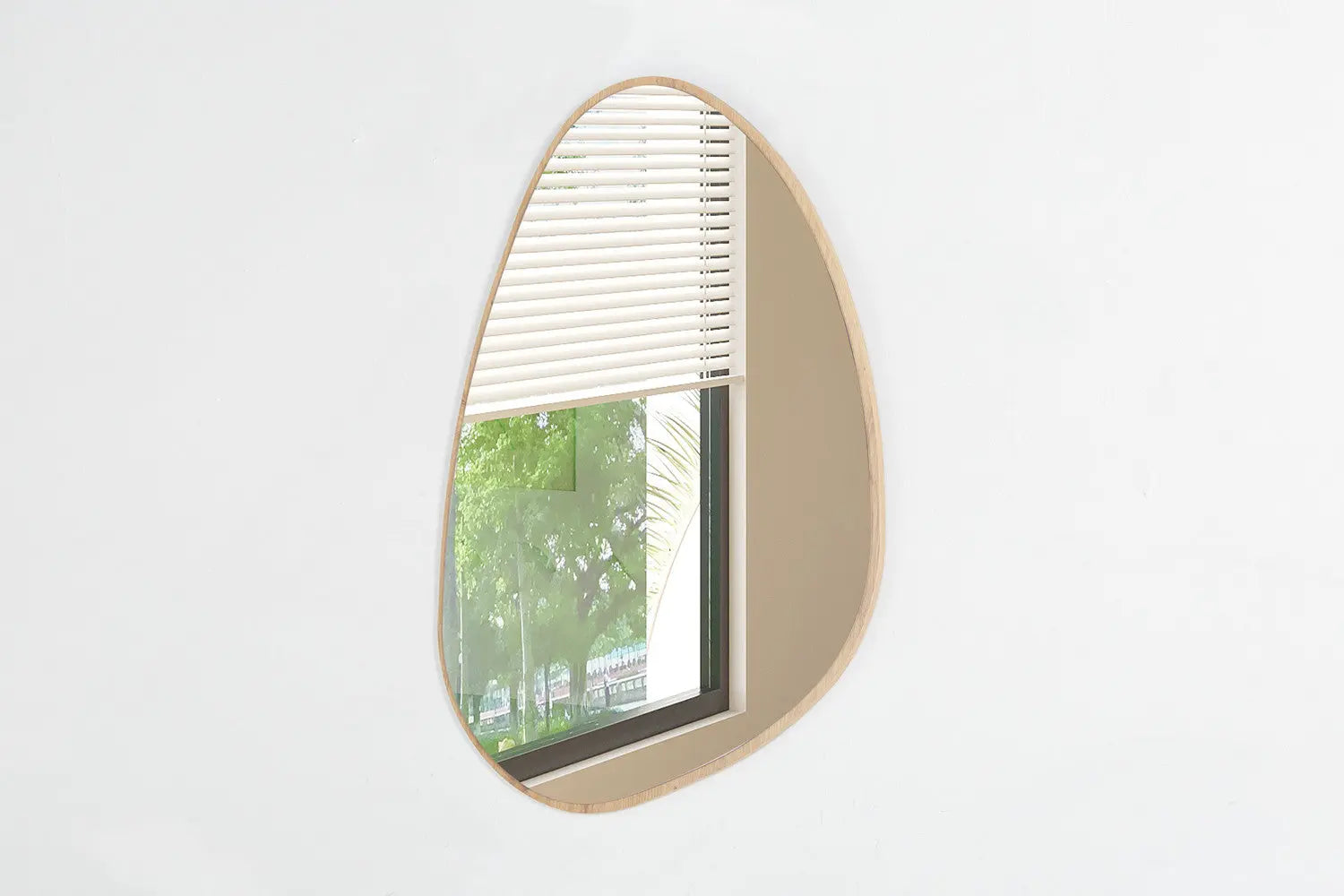 Miroir ROZY en effet Chêne vieilli - 80x60 cm ROUSSEAU