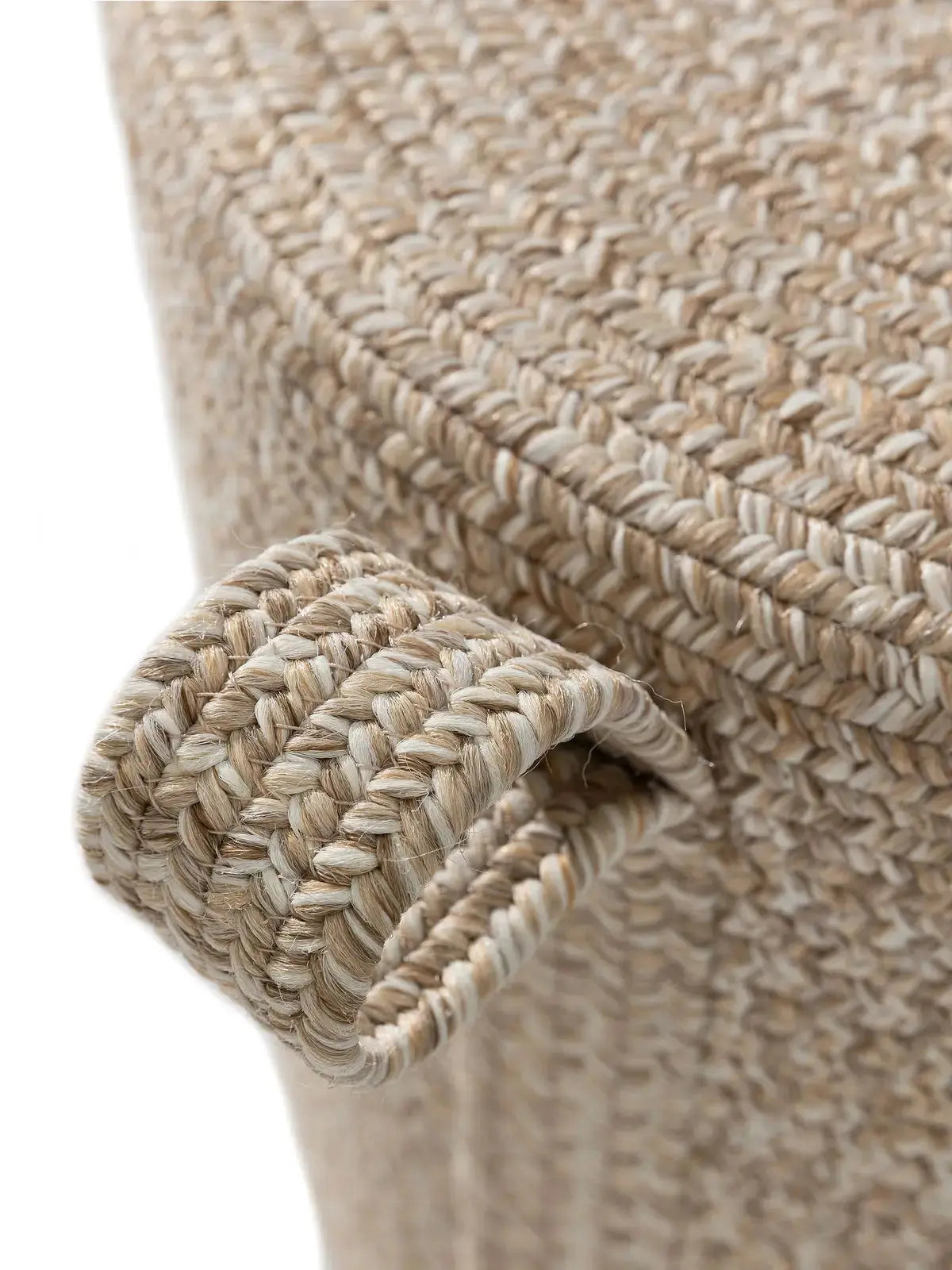 Pouf fait main d'intérieur et d'extérieur NOE Beige BENUTA