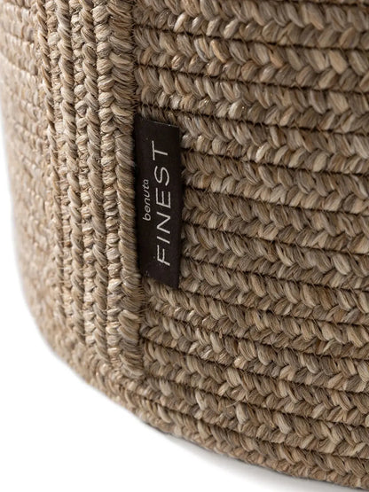 Pouf fait main d'intérieur et d'extérieur NOE Natural BENUTA