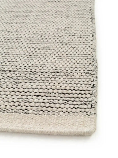 ROCCA - Tapis de Couloir en laine - Beige et noir BENUTA