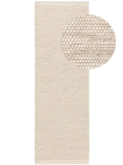 ROCCA - Tapis de Couloir en laine - Crème BENUTA
