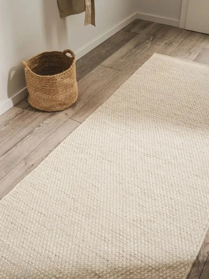 ROCCA - Tapis de Couloir en laine - Crème BENUTA