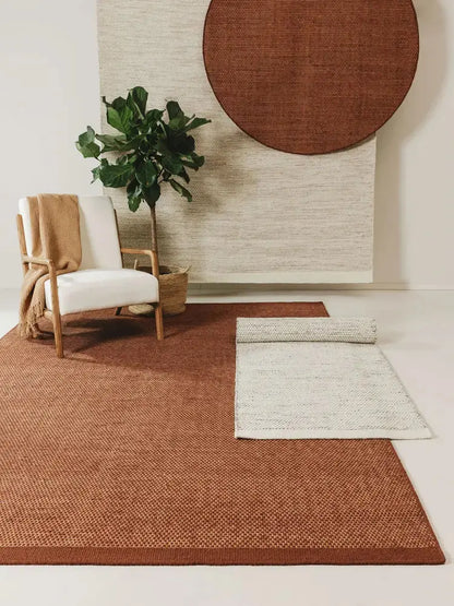 ROCCO - Tapis de laine - Marron BENUTA