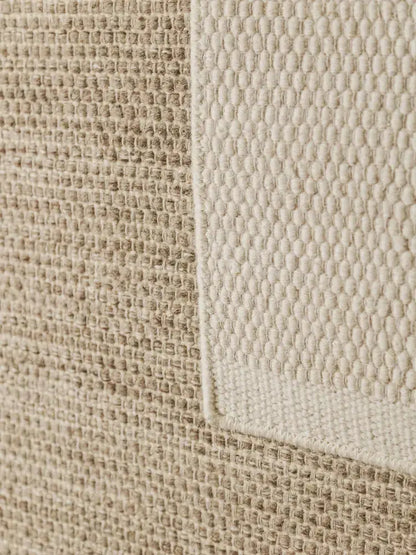Rocky - Tapis de laine - Blanc BENUTA