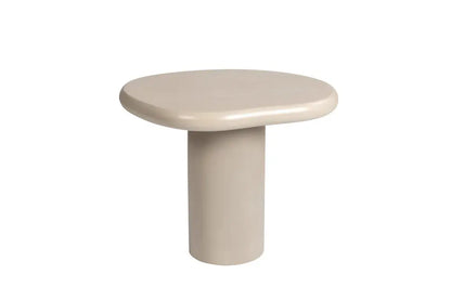 TAVINA - Table Basse Effet Ciment - 58 cm - Ciment Beige ROUSSEAU