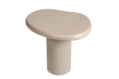 TAVINA - Table Basse Effet Ciment - 58 cm - Ciment Beige ROUSSEAU