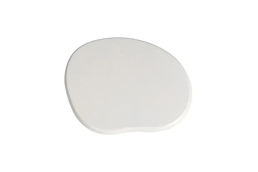 TAVINA - Table Basse Effet Ciment - 58 cm - Ciment Blanc ROUSSEAU