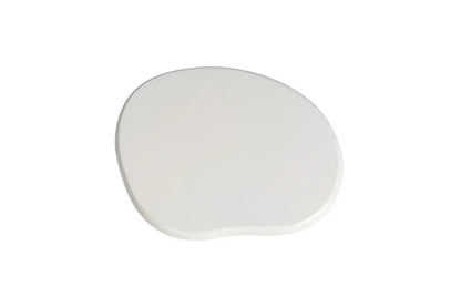 TAVINA - Table Basse Effet Ciment - 58 cm - Ciment Blanc ROUSSEAU