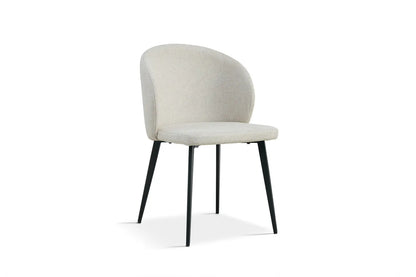 TINA - Chaise de Salle à Manger - 51 x 55 cm - Beige ROUSSEAU