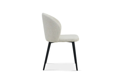 TINA - Chaise de Salle à Manger - 51 x 55 cm - Beige ROUSSEAU