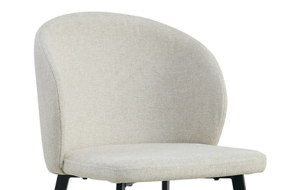 TINA - Chaise de Salle à Manger - 51 x 55 cm - Beige ROUSSEAU