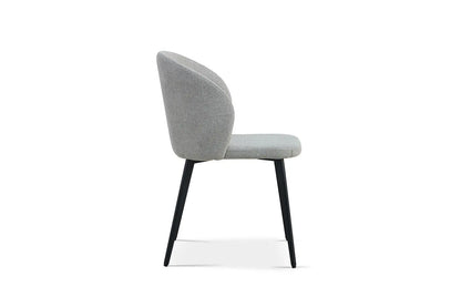 TINA - Chaise de Salle à Manger - 51 x 55 cm - Gris Clair ROUSSEAU