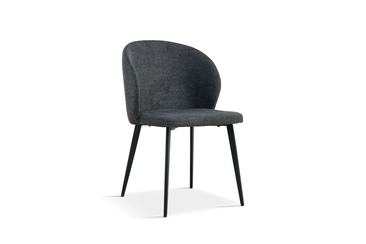 TINA - Chaise de Salle à Manger - 51 x 55 cm - Gris foncé ROUSSEAU